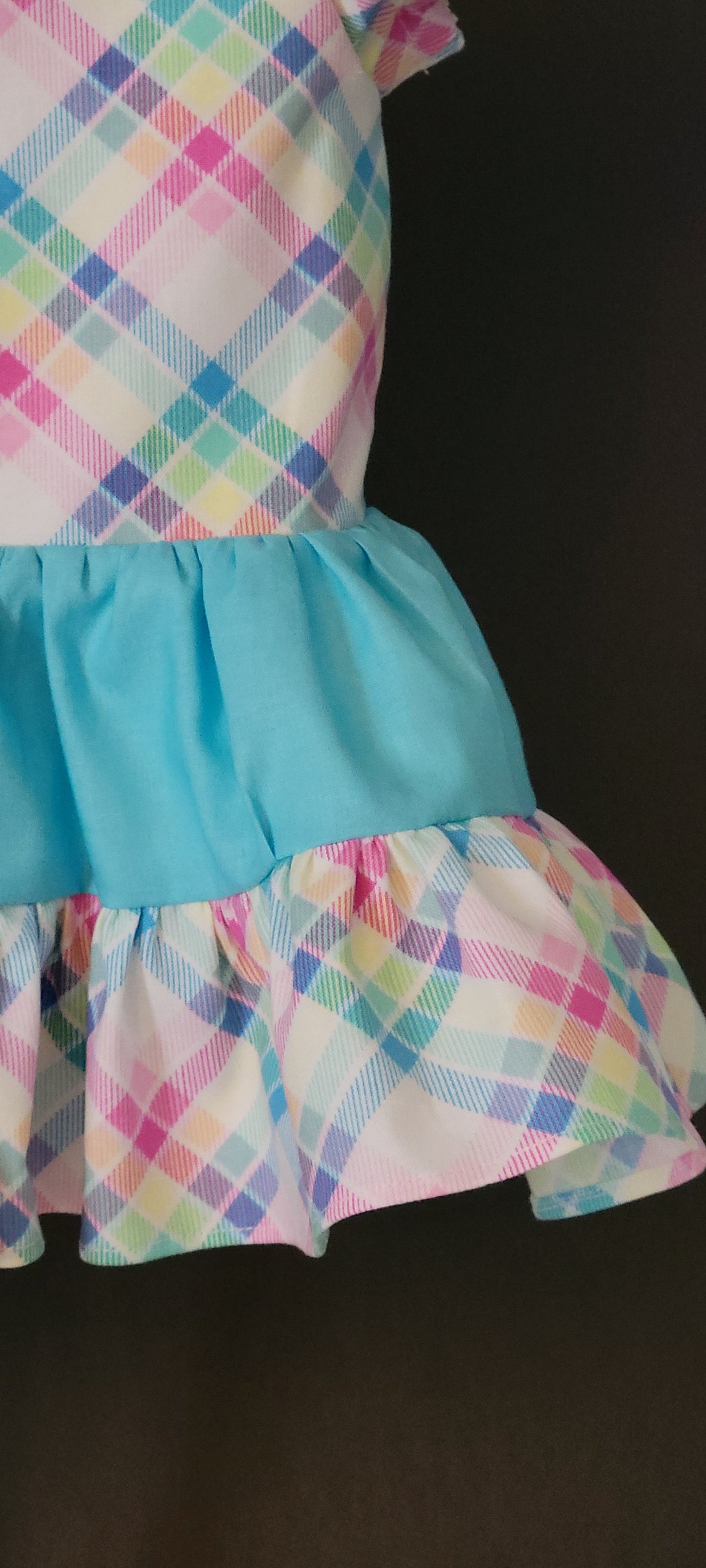 Pastel Check Plaid Dress