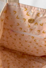 Load image into Gallery viewer, Blue & Beige Pickleball Tote Bag