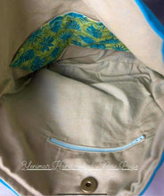 Load image into Gallery viewer, Royal Blue & Green Crossbody Bag