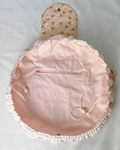 Load image into Gallery viewer, Round Drawstring Cosmetic Bag