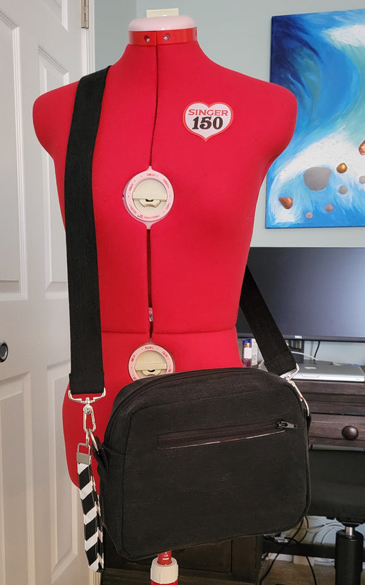 Signature Upcycled Denim Crossbody Bag