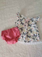 Load image into Gallery viewer, butterflies dress and matching bloomers