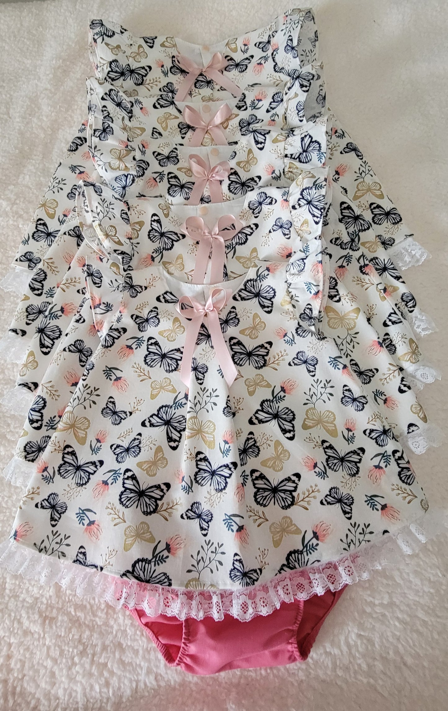 Flying Butterflies Dress Set