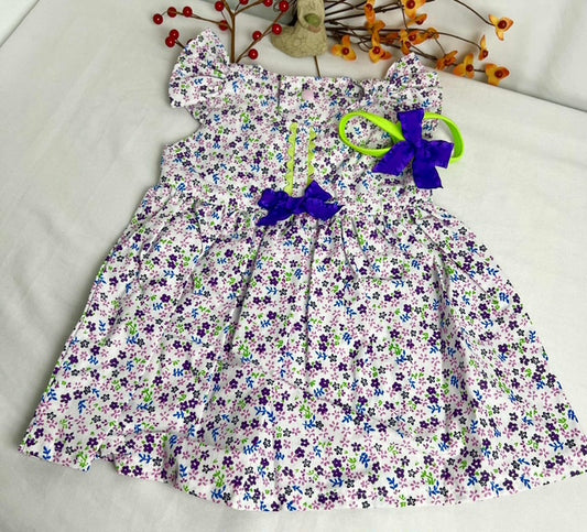 Purple and Pink Dress Set