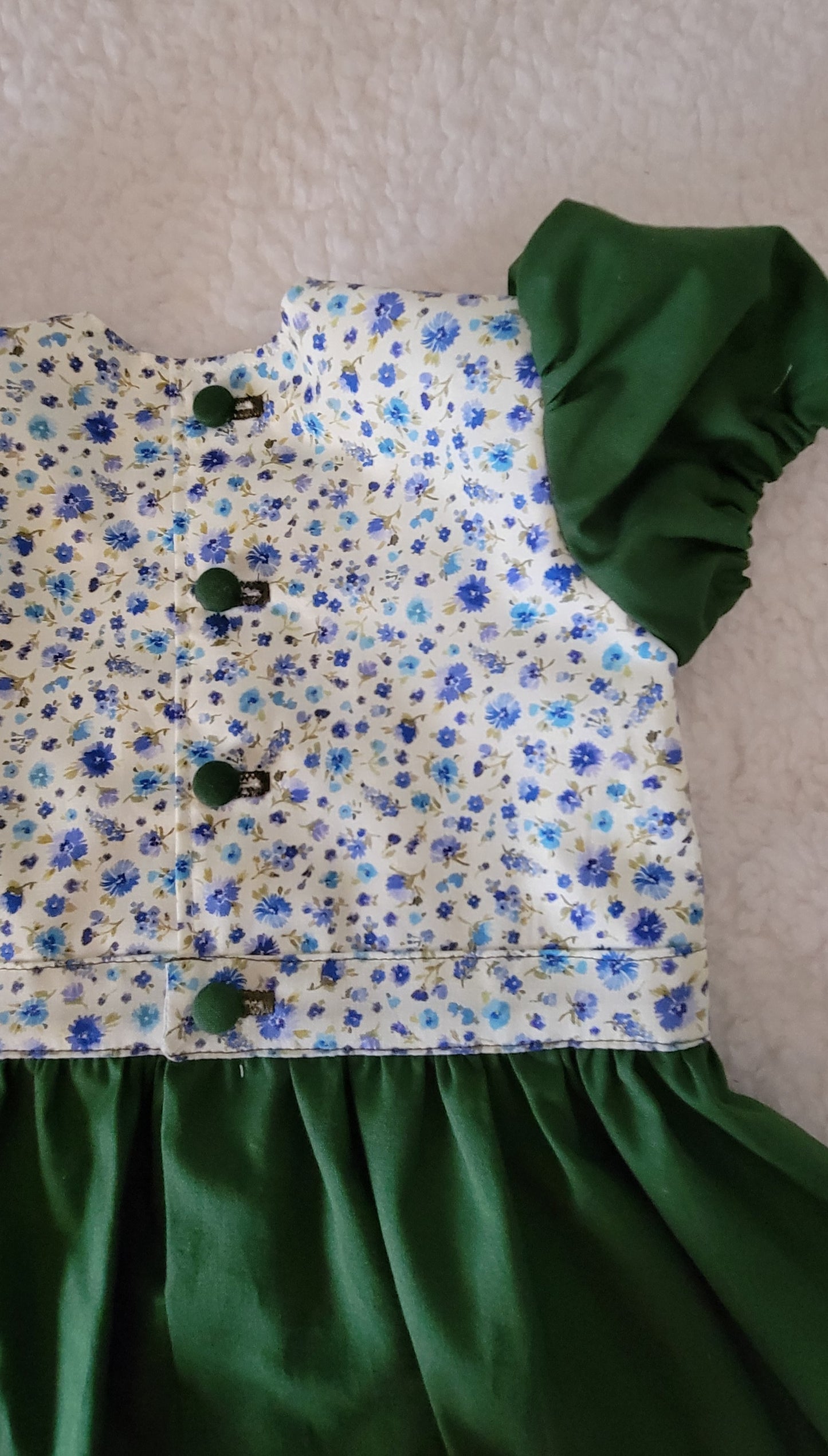 Bowie Green Dress Set