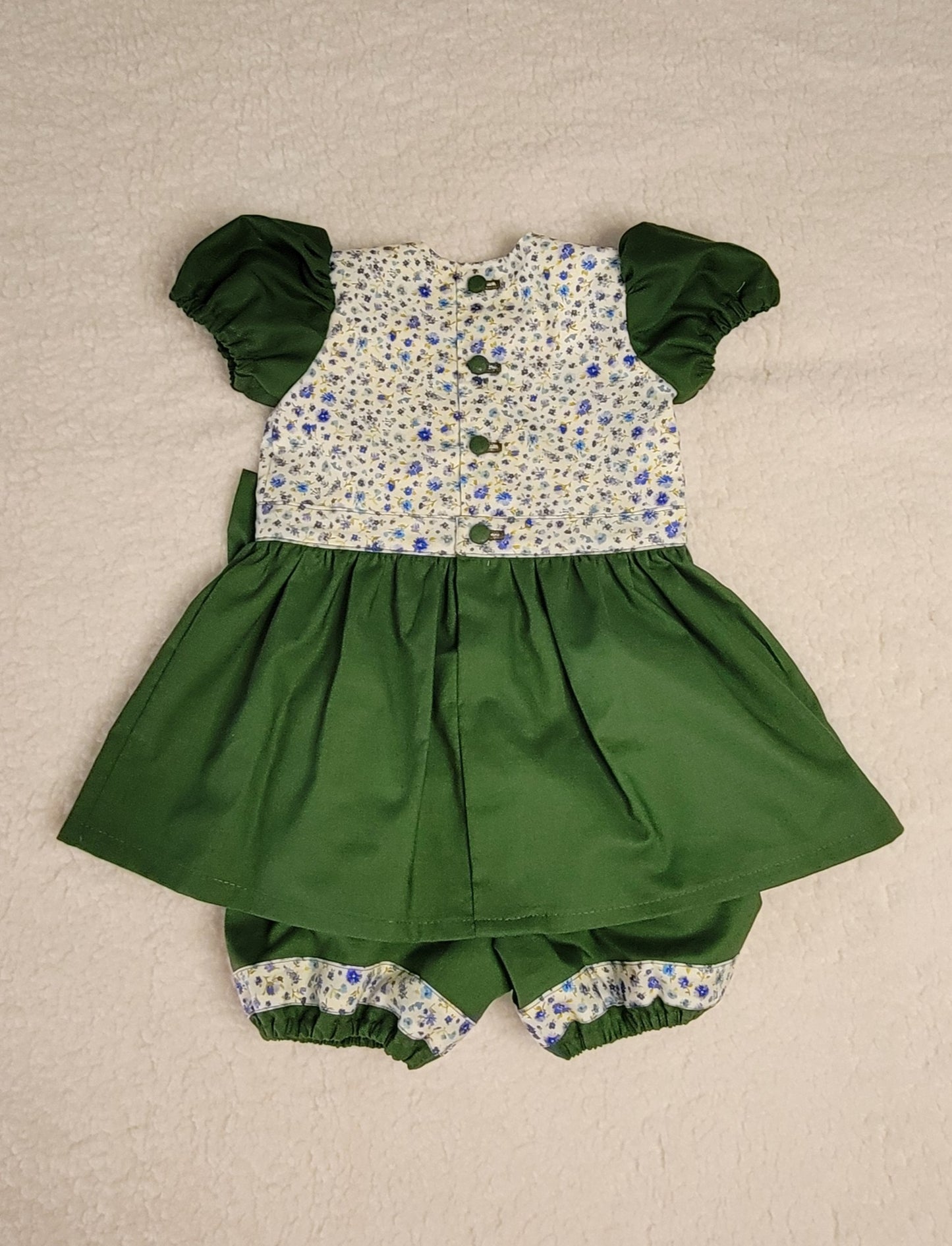 Bowie Green Dress Set