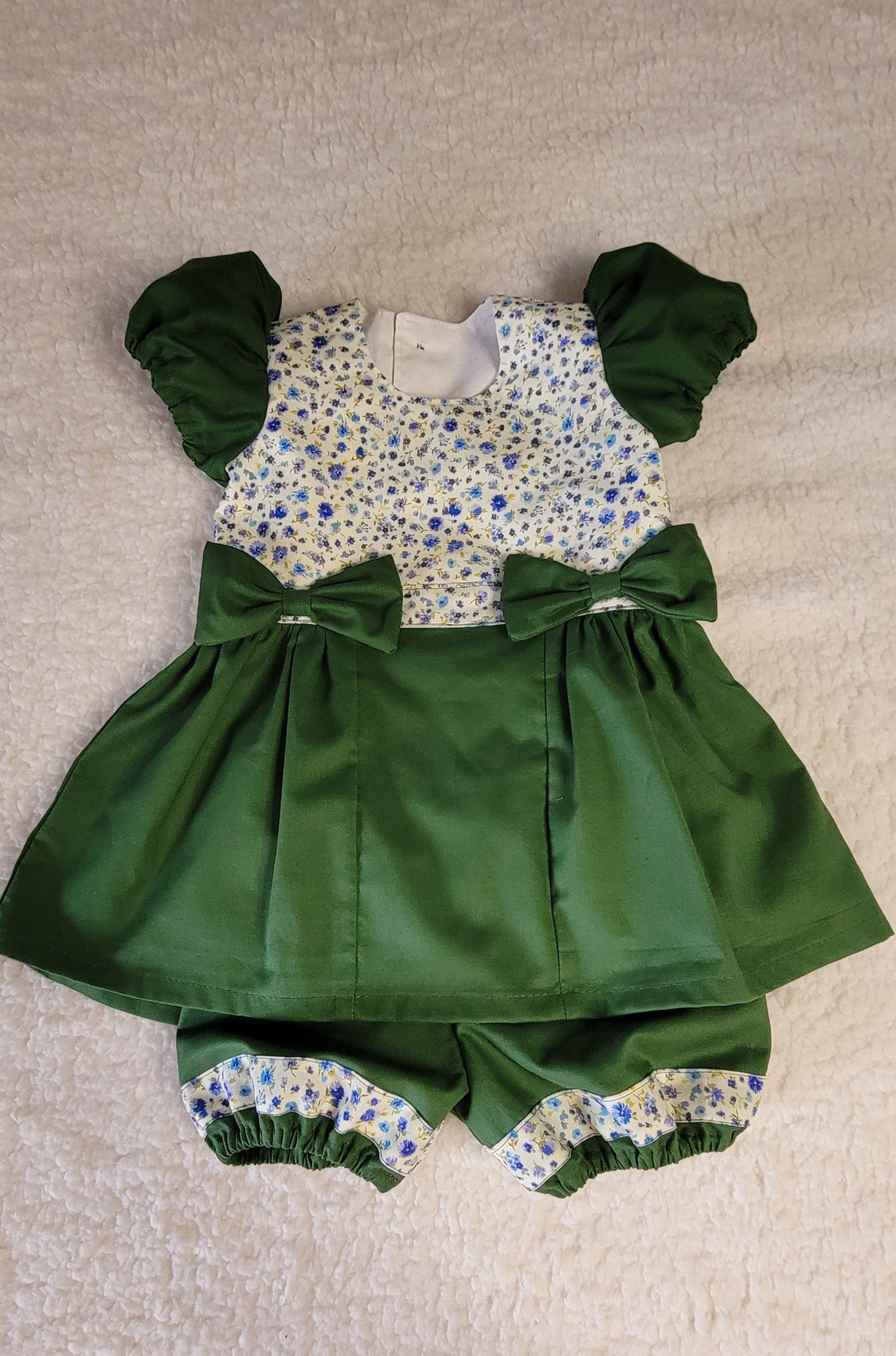 Bowie Green Dress Set