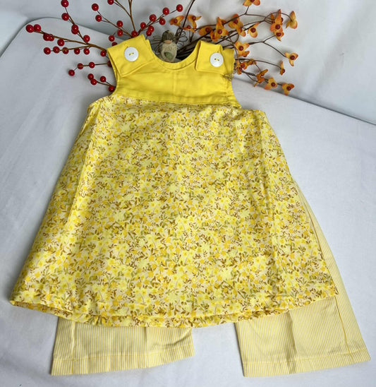 Yellow Little Flowers Set