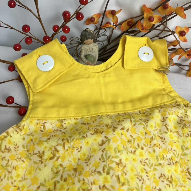 Yellow Little Flowers Set