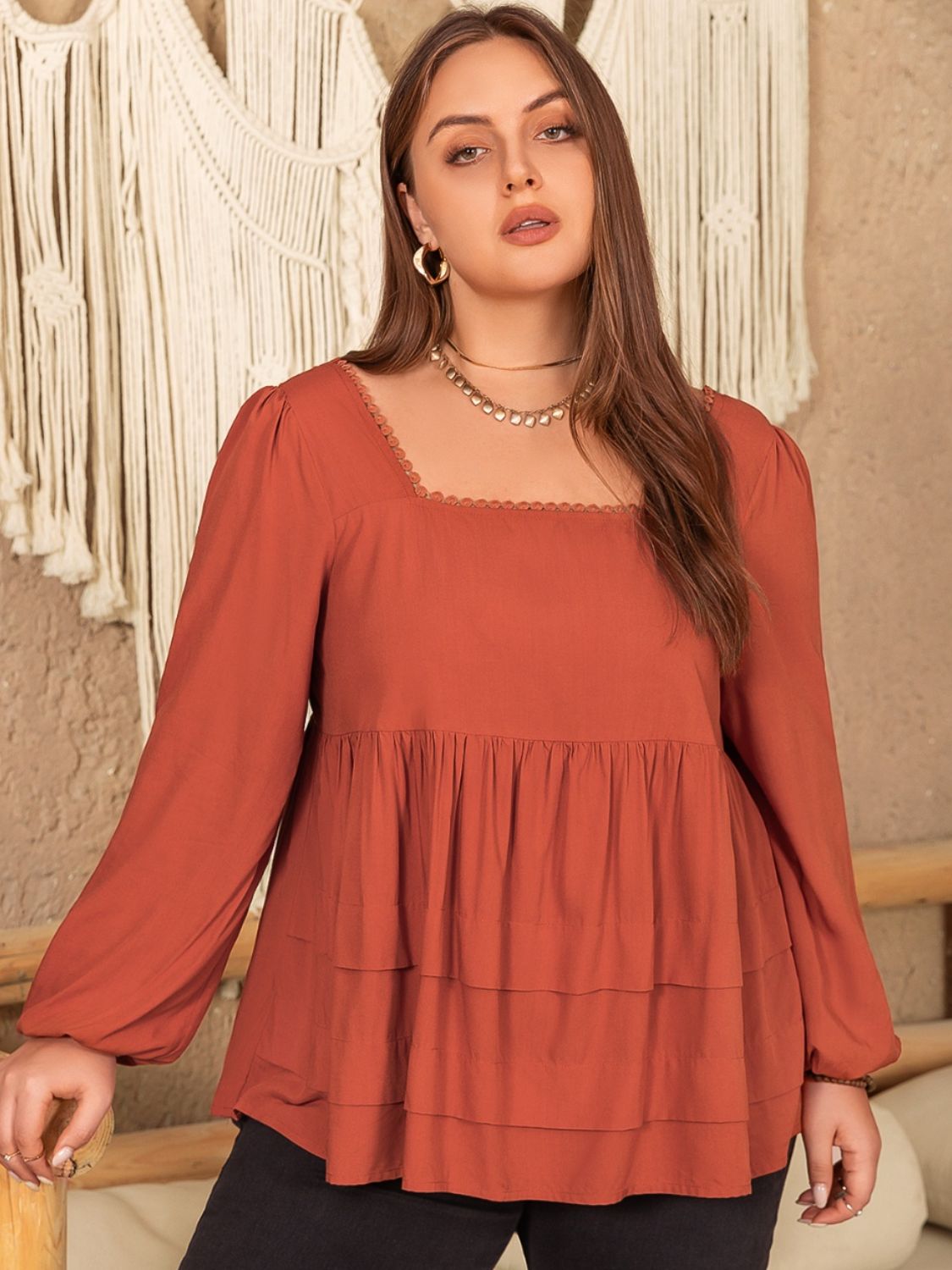 Plus Size Clarie Blouse