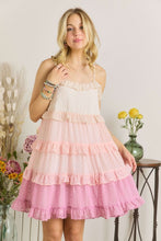 Load image into Gallery viewer, Angela Ruffled Mini Dress
