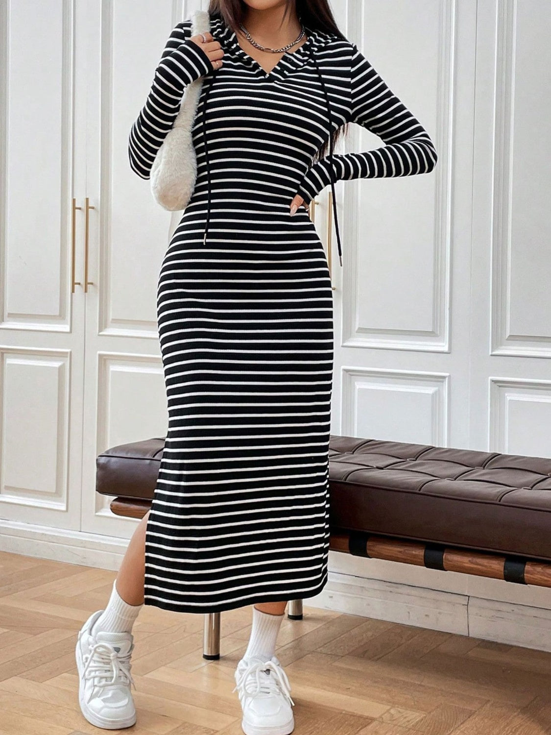 Mildred Hooded Dress