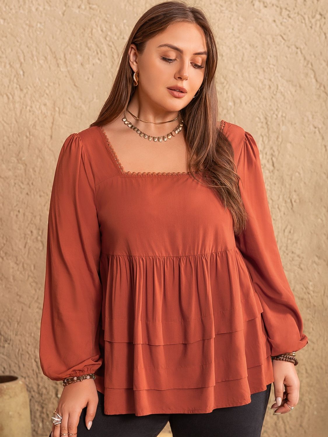 Plus Size Clarie Blouse