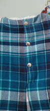 Load image into Gallery viewer, Blue &amp; White Plaid Boy Romper
