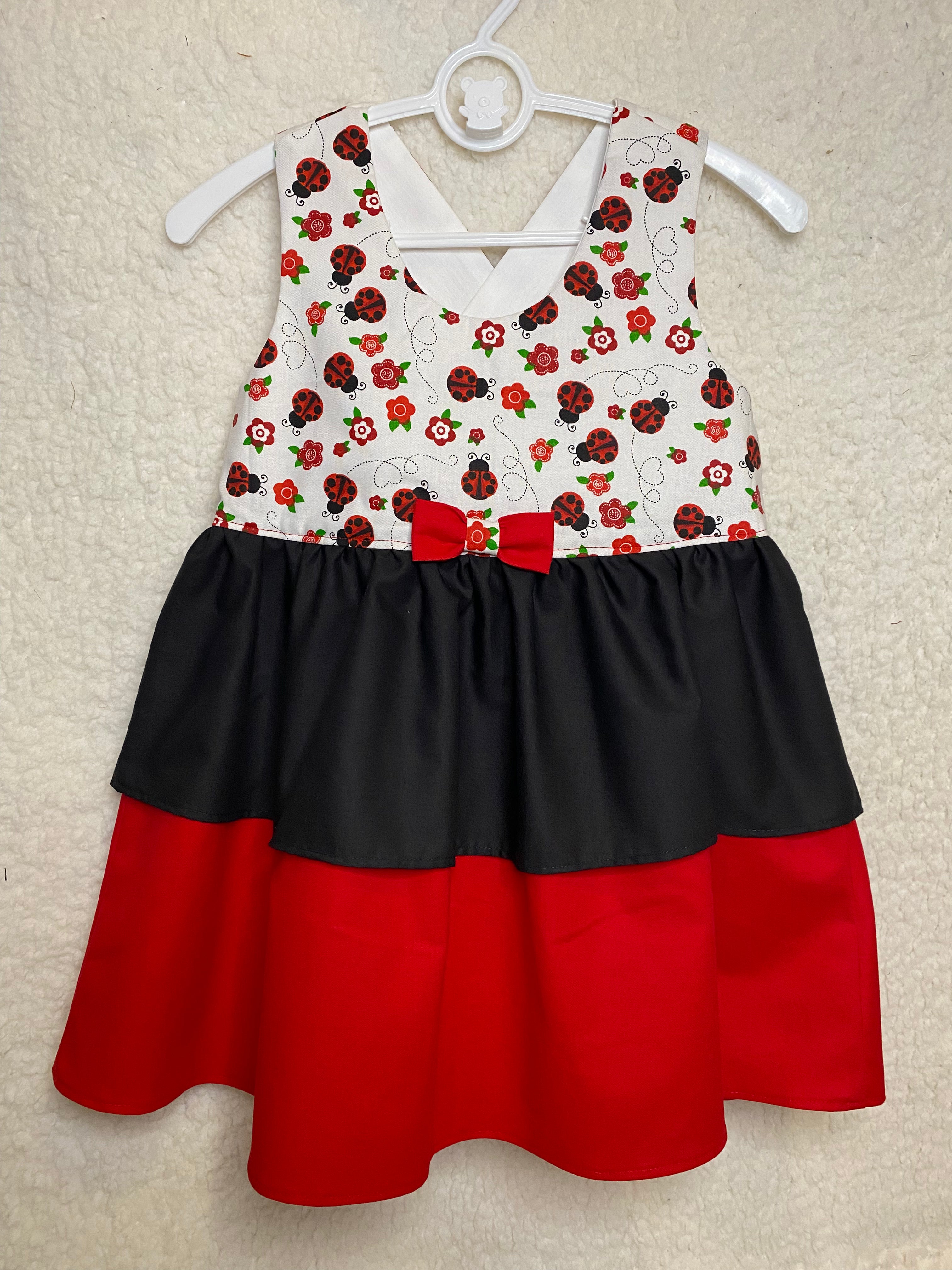 Josie Red & Black Lady Bug Dress
