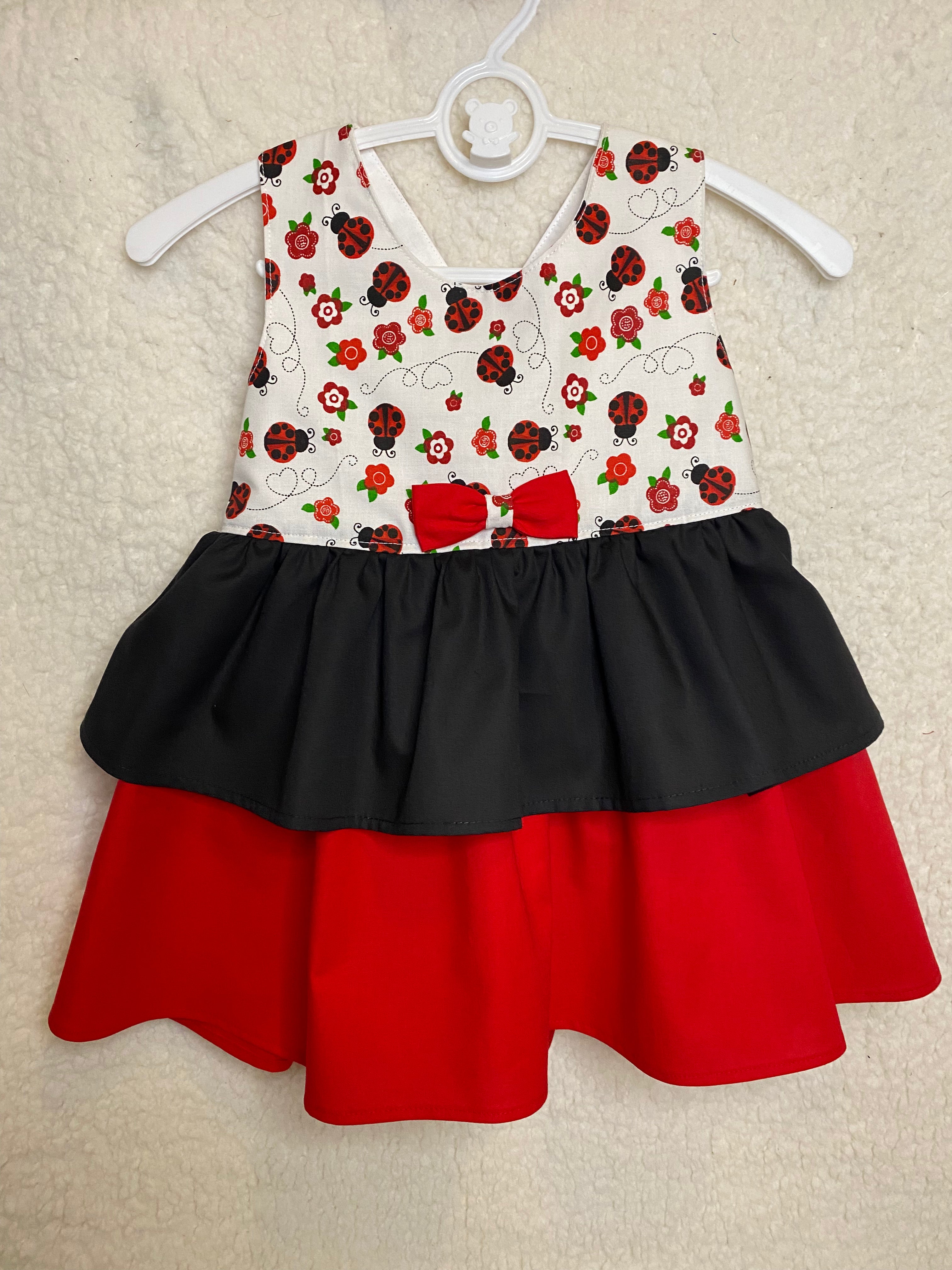 Josie Red & Black Lady Bug Dress