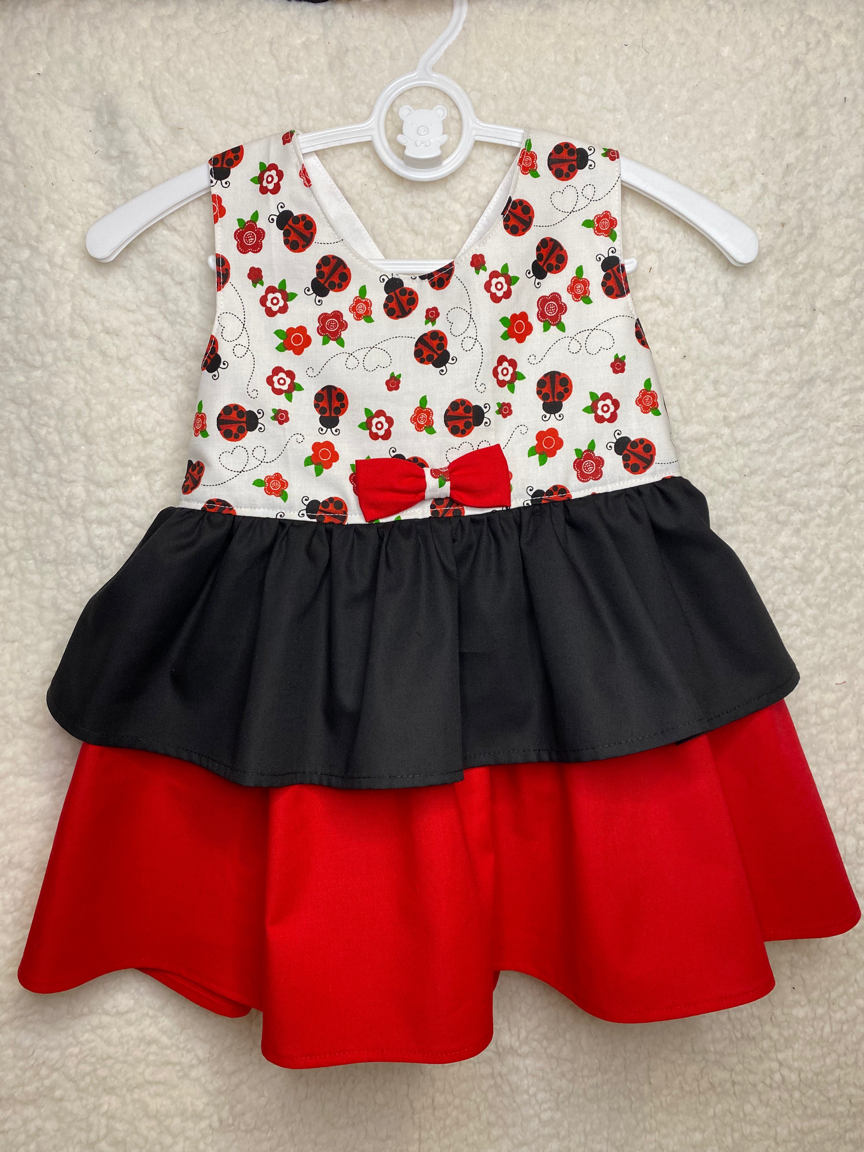 Josie Red & Black Lady Bug Dress