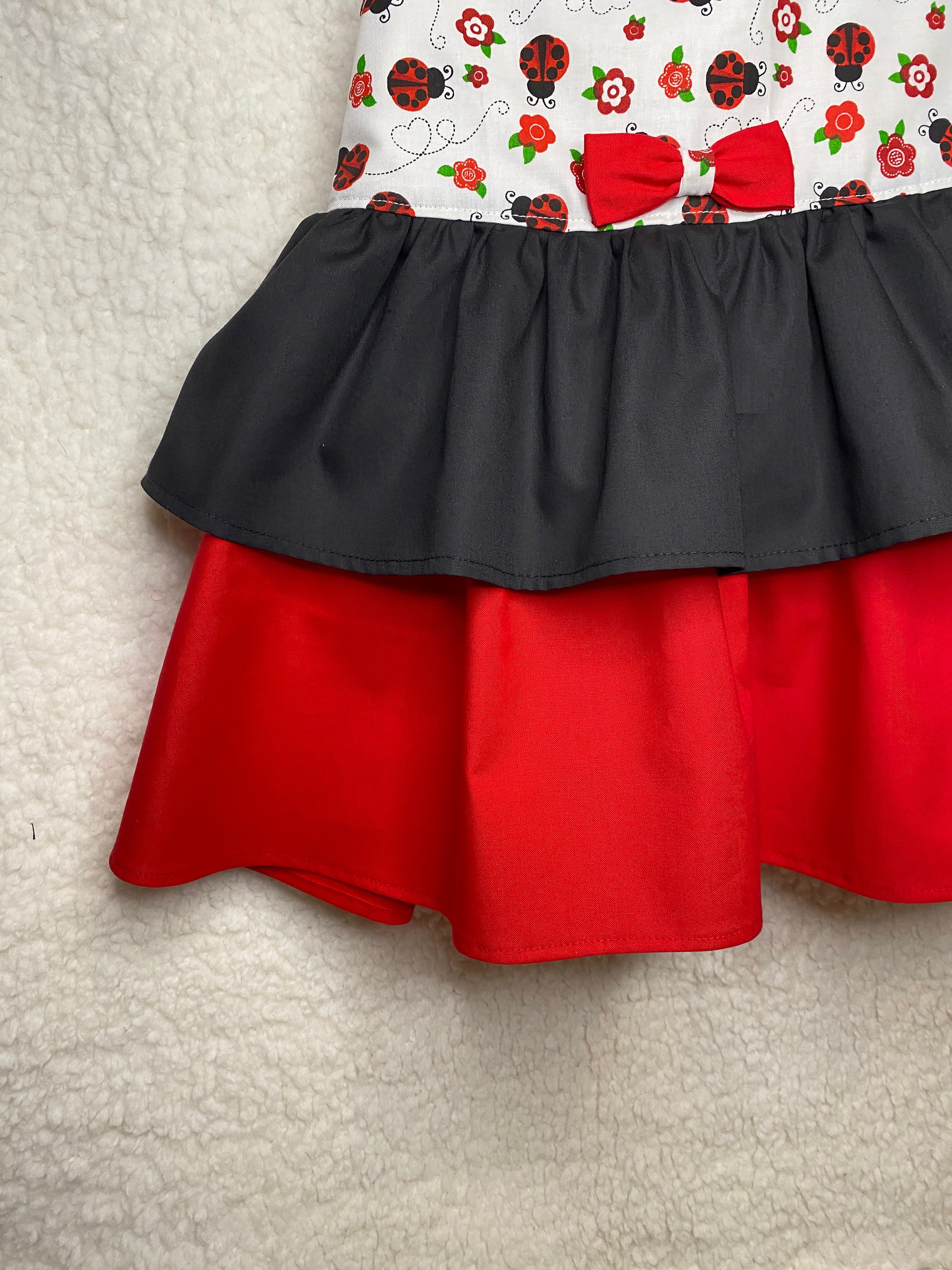Josie Red & Black Lady Bug Dress