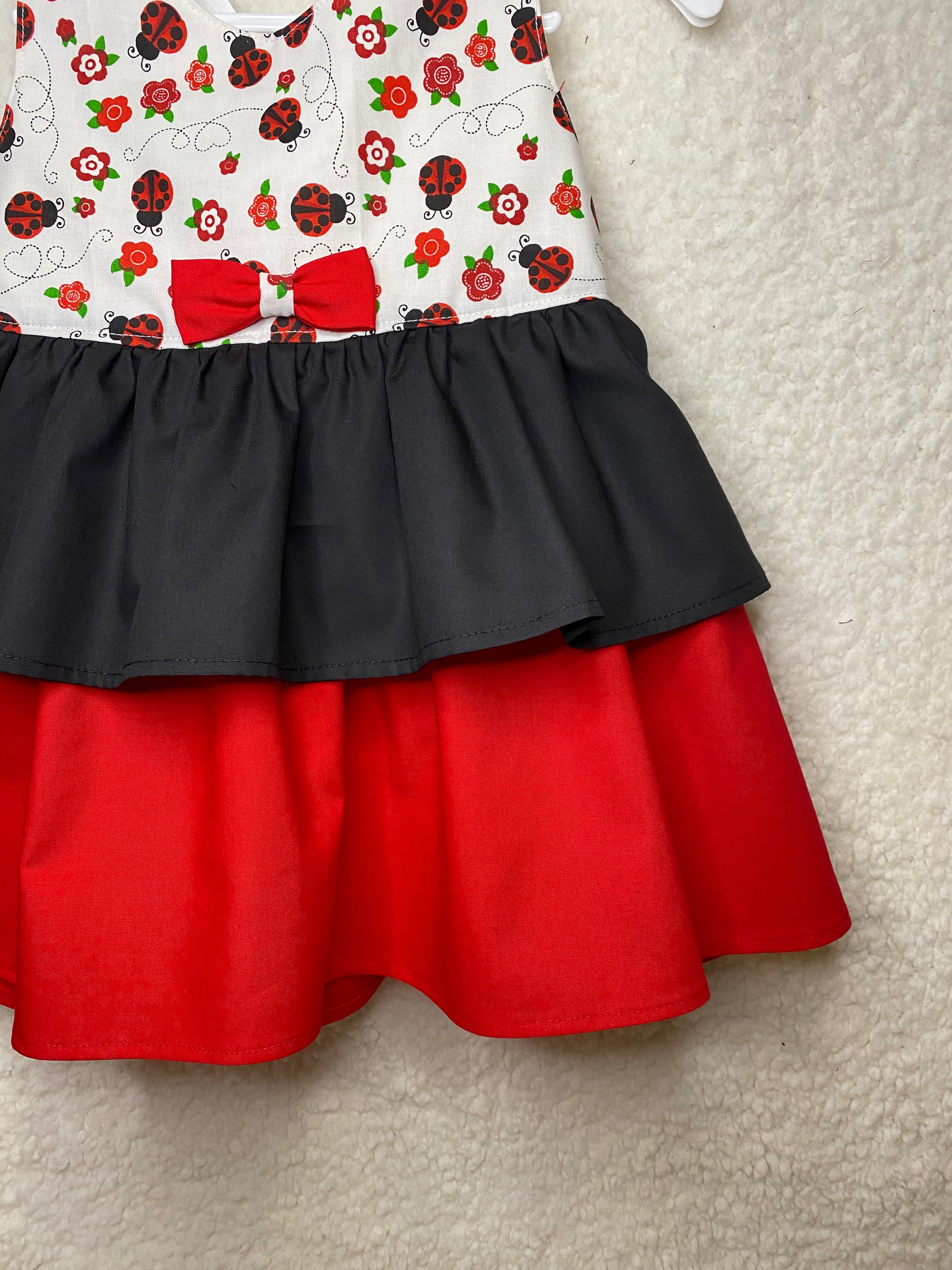Josie Red & Black Lady Bug Dress