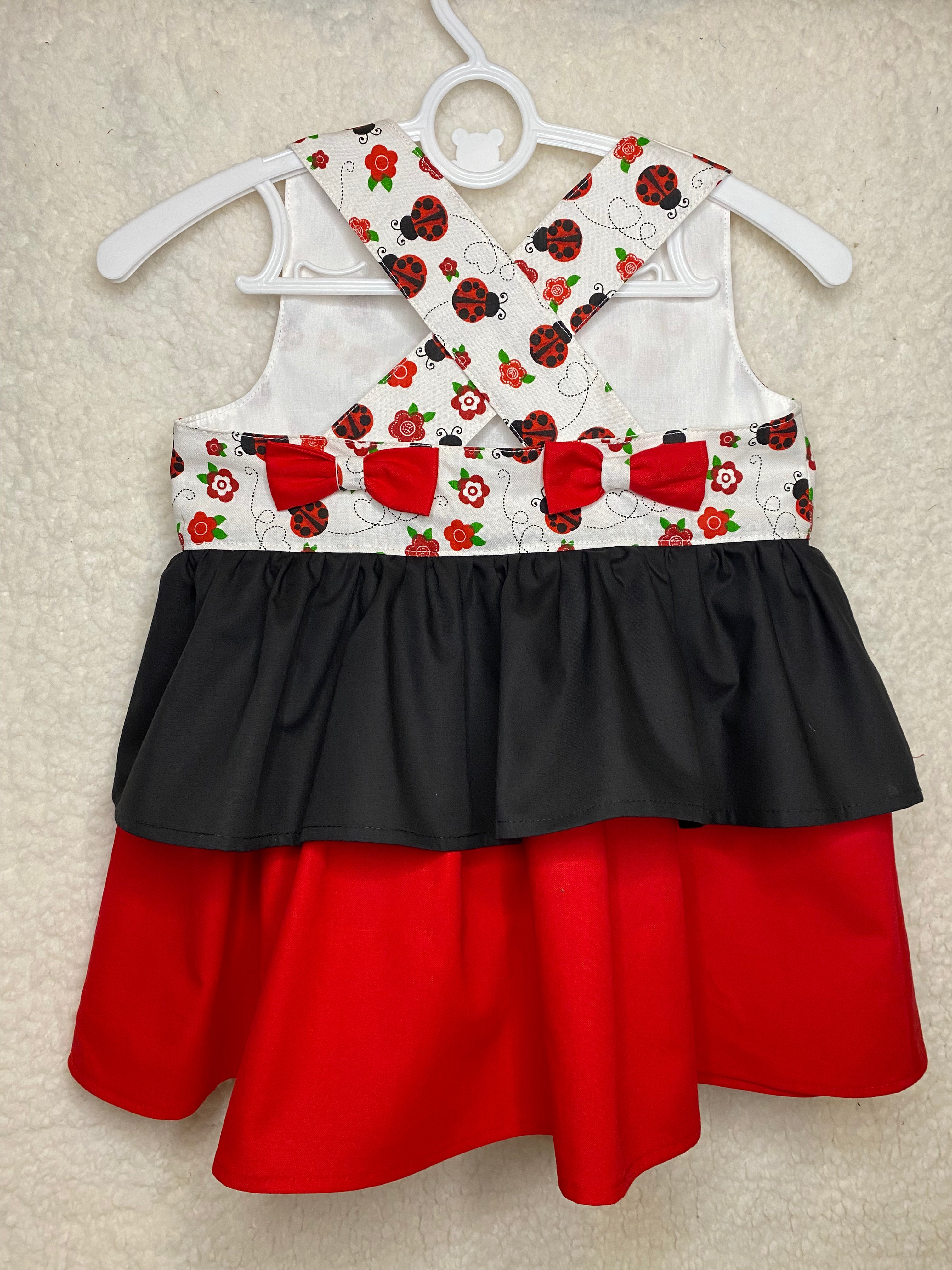 Josie Red & Black Lady Bug Dress