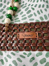 Load image into Gallery viewer, Cream &amp; Green Casual Tote Bag
