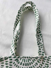 Load image into Gallery viewer, Cream &amp; Green Casual Tote Bag
