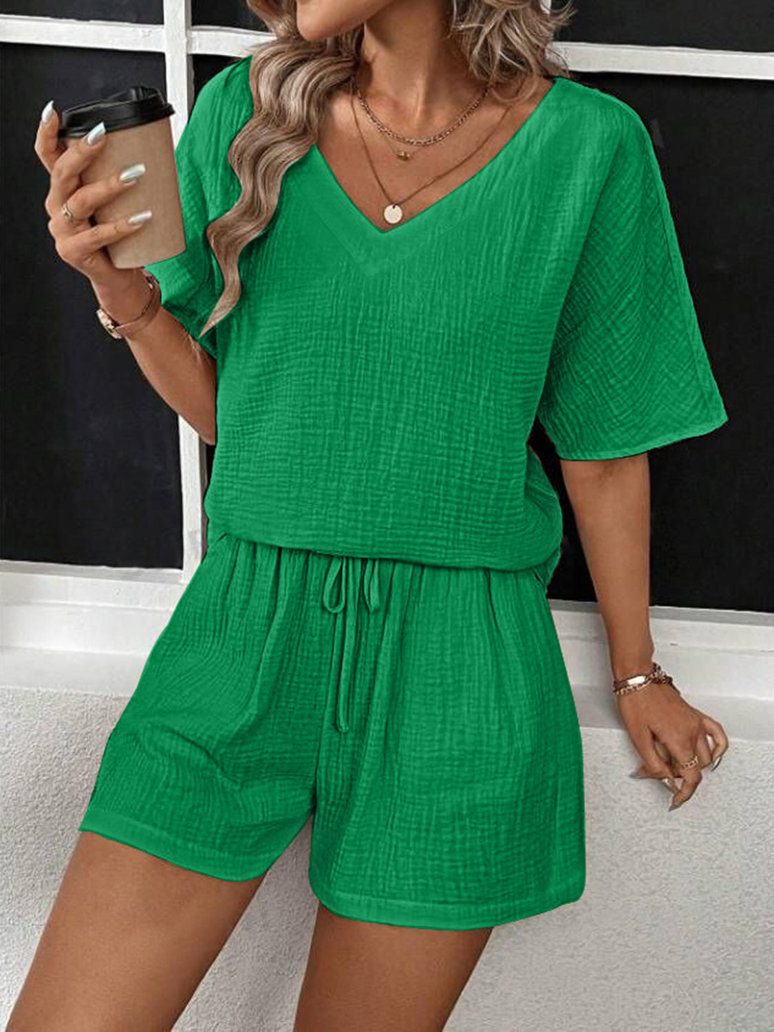 Martha Top and Shorts Set