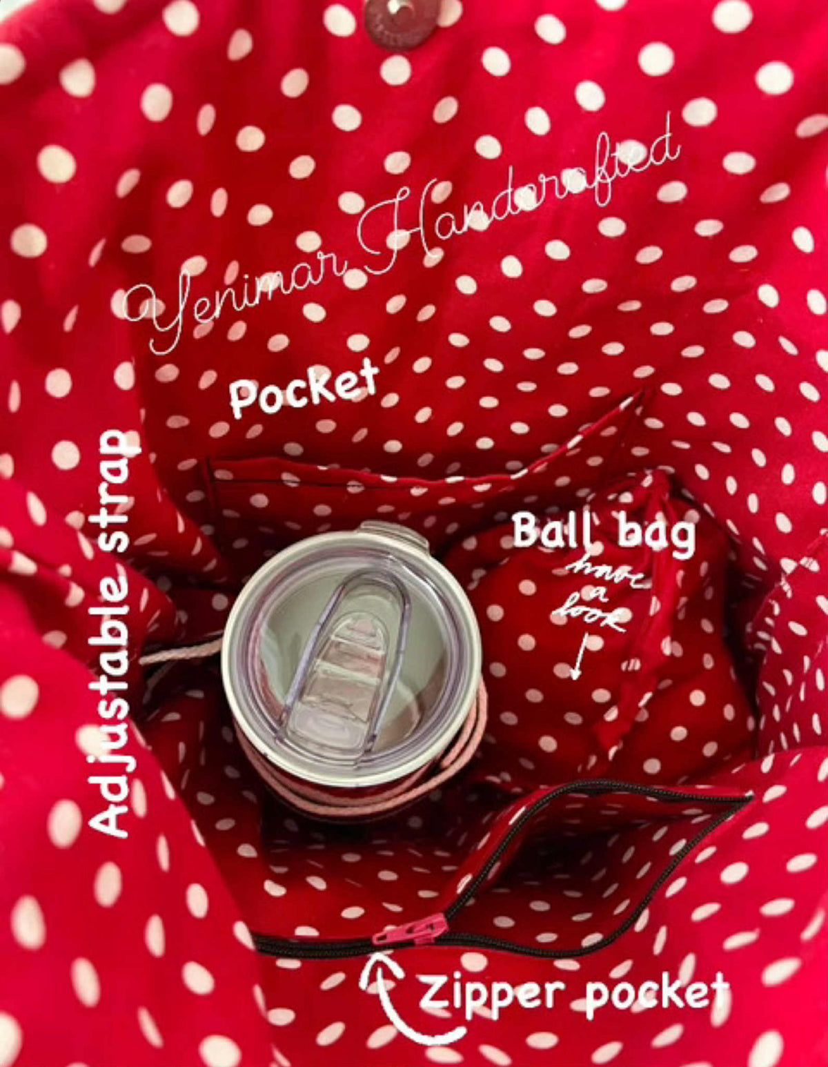 Red Pickleball Bag