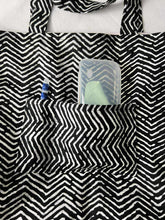 Load image into Gallery viewer, Black &amp; White Casual Tote Bag
