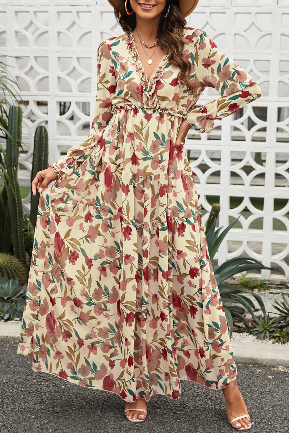 Floral Boho Maxi Dress