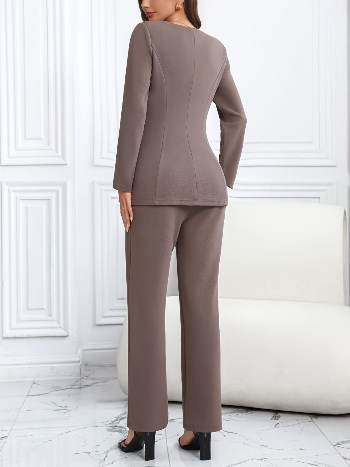 Melanie Blazer and Pants Set