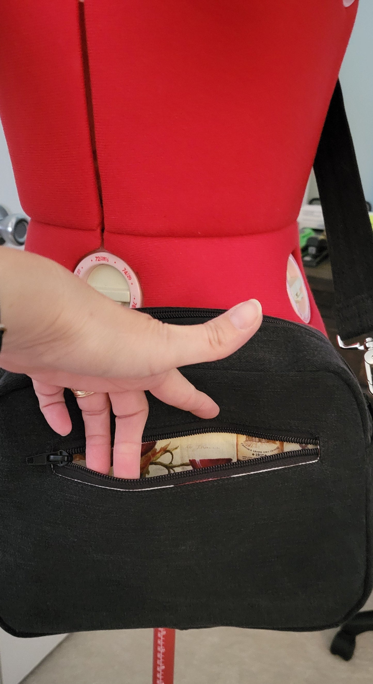 Signature Upcycled Denim Crossbody Bag