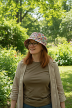 Load image into Gallery viewer, Caucasian woman wearing Alicia Bucket Hat
