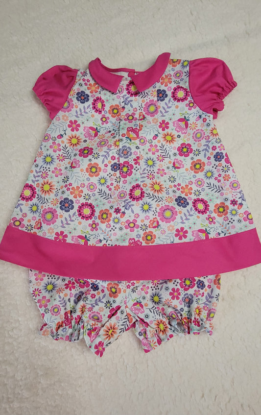 Summer Flowers Dress Set