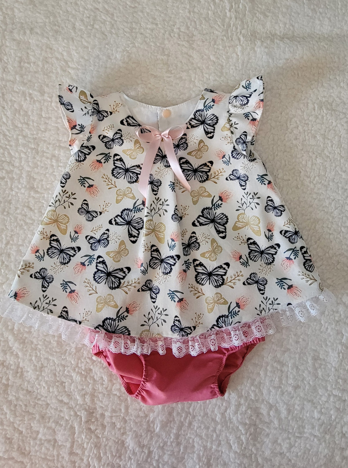 Flying Butterflies Dress Set