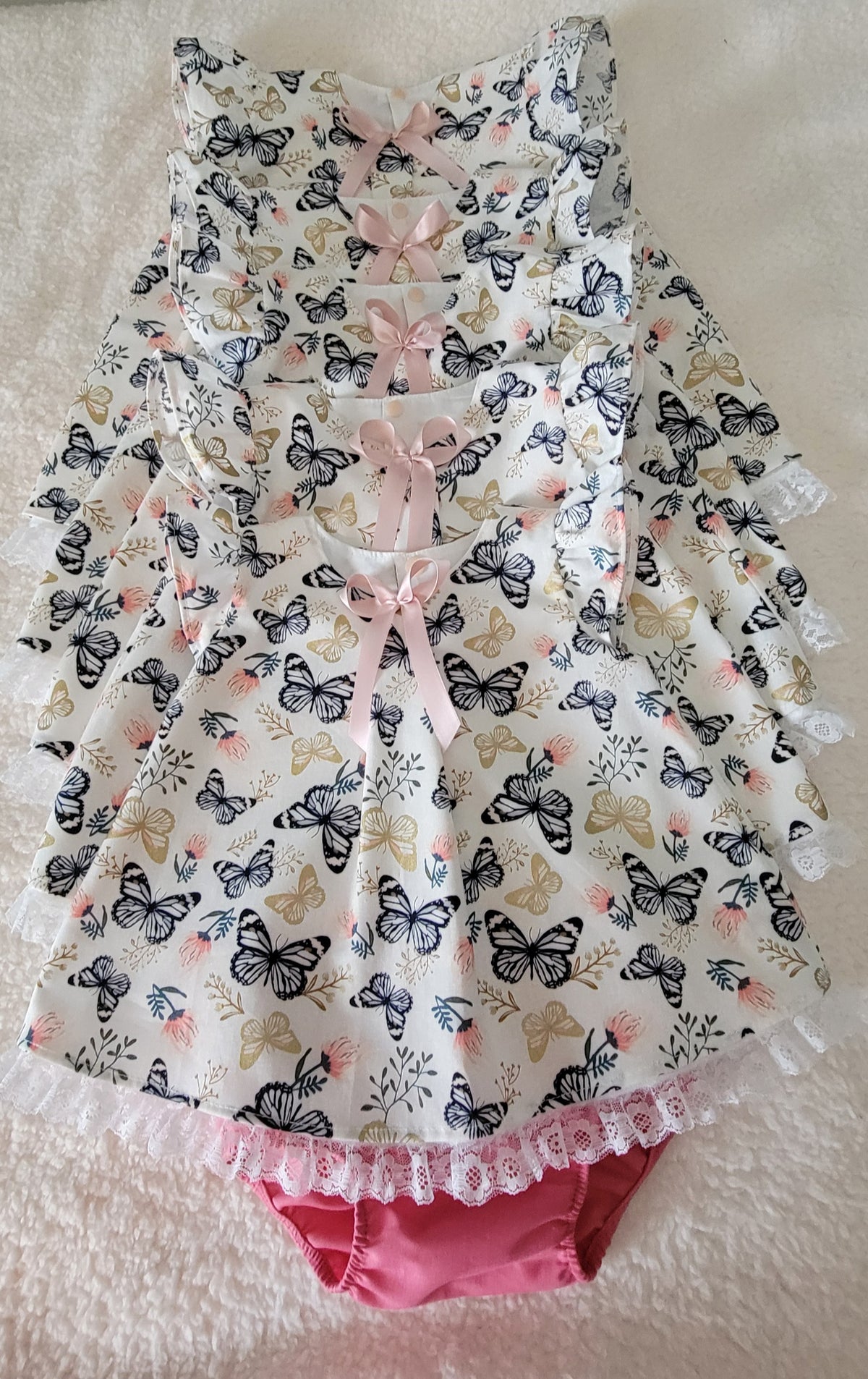Flying Butterflies Dress Set
