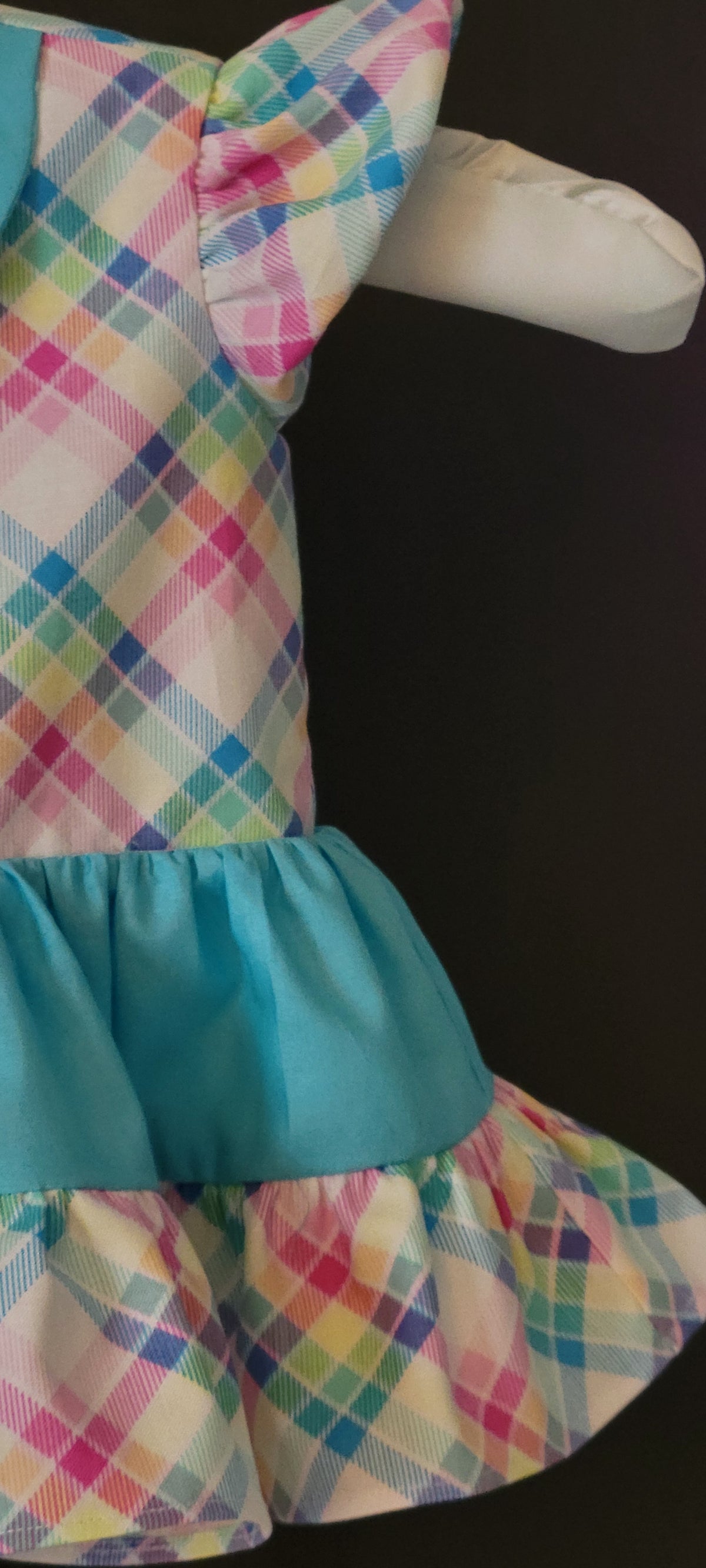 Pastel Check Plaid Dress