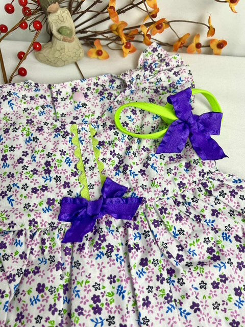 Purple and Pink Dress Set