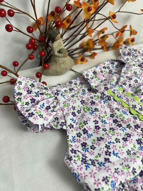 Purple and Pink Dress Set