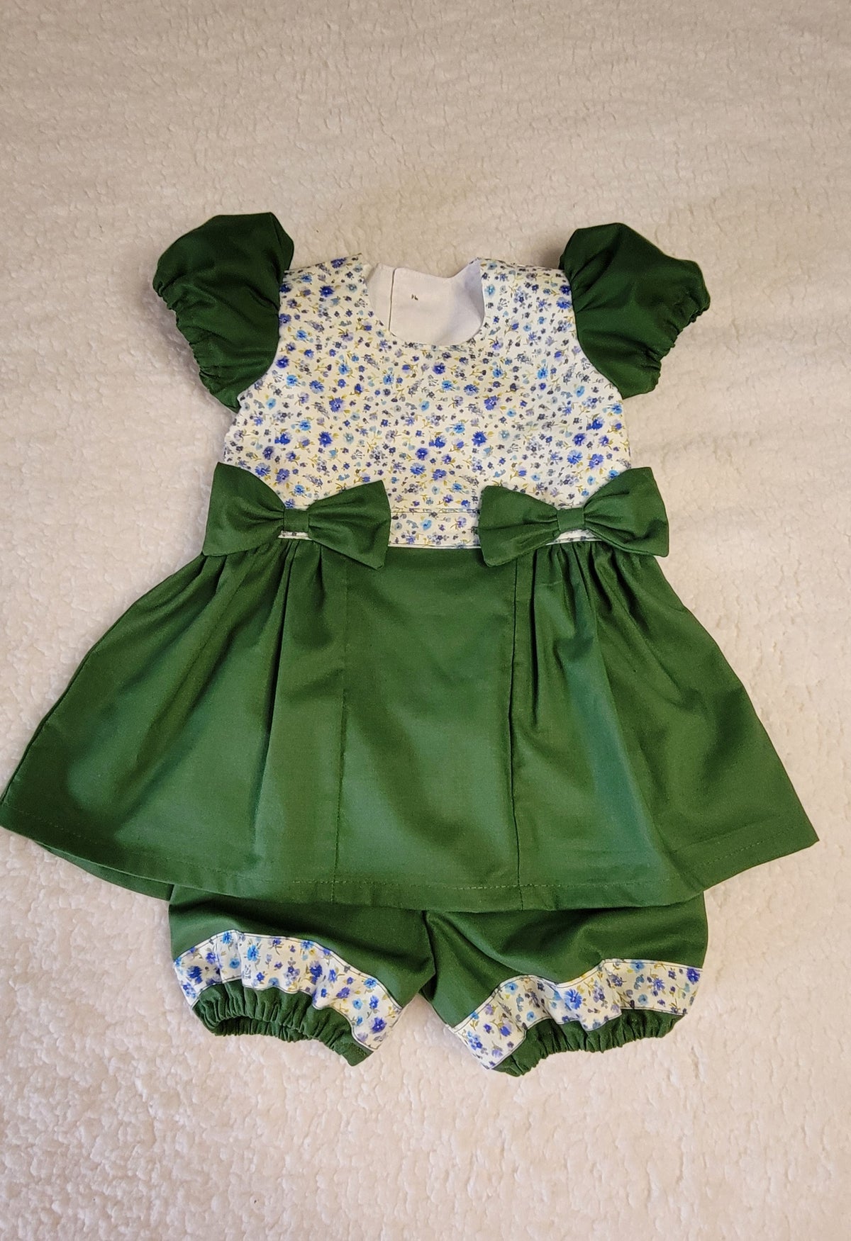 Bowie Green Dress Set