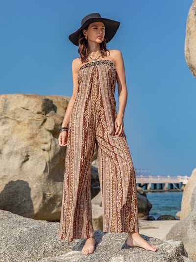 Boho Wide Leg Jumpsuit