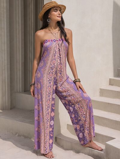 Boho Wide Leg Jumpsuit