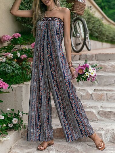 Boho Wide Leg Jumpsuit