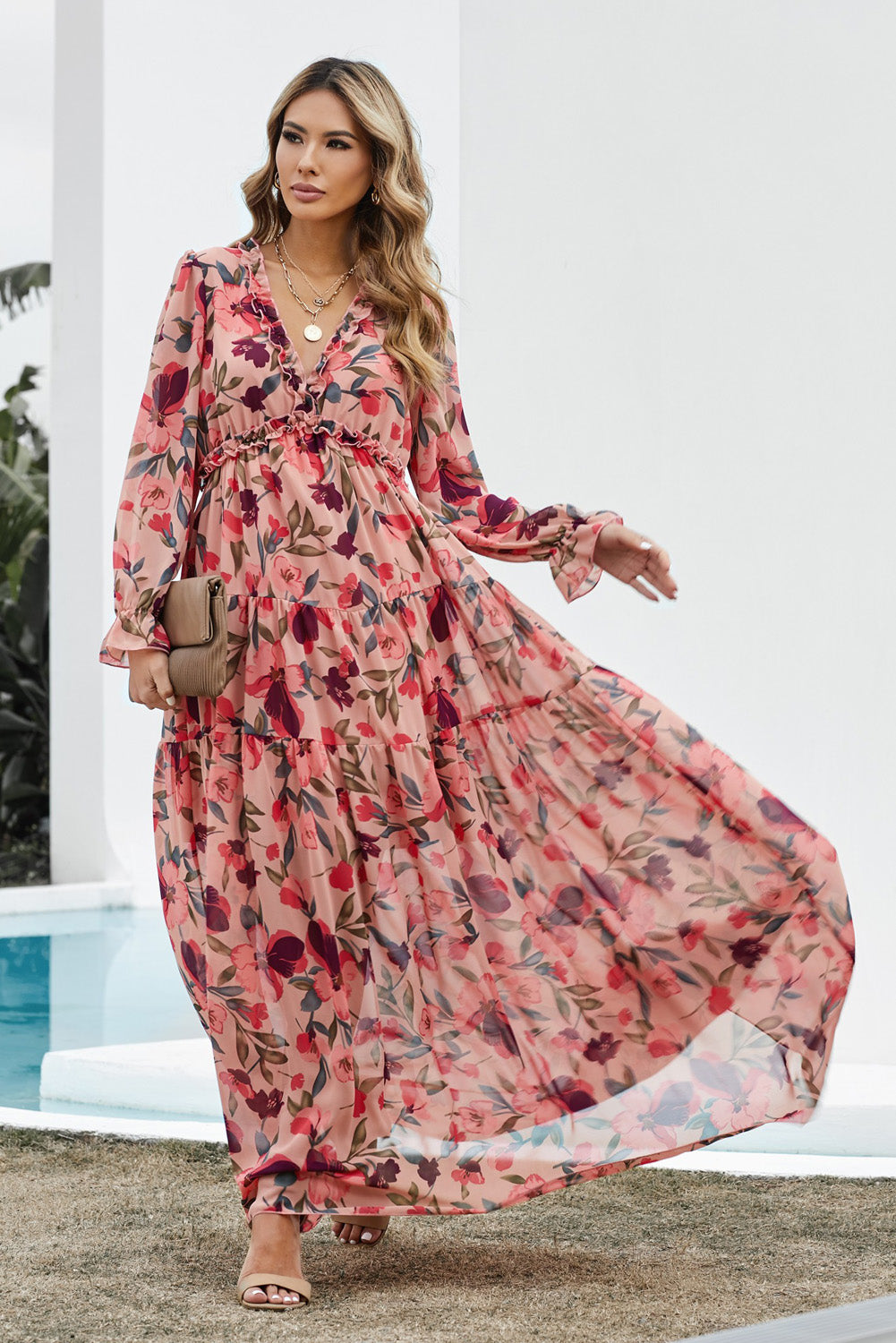 Floral Boho Maxi Dress