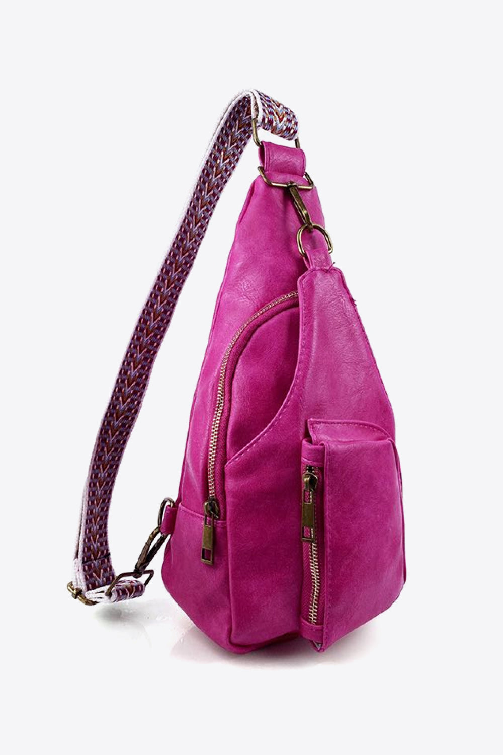 Adjustable Leather Sling Bag