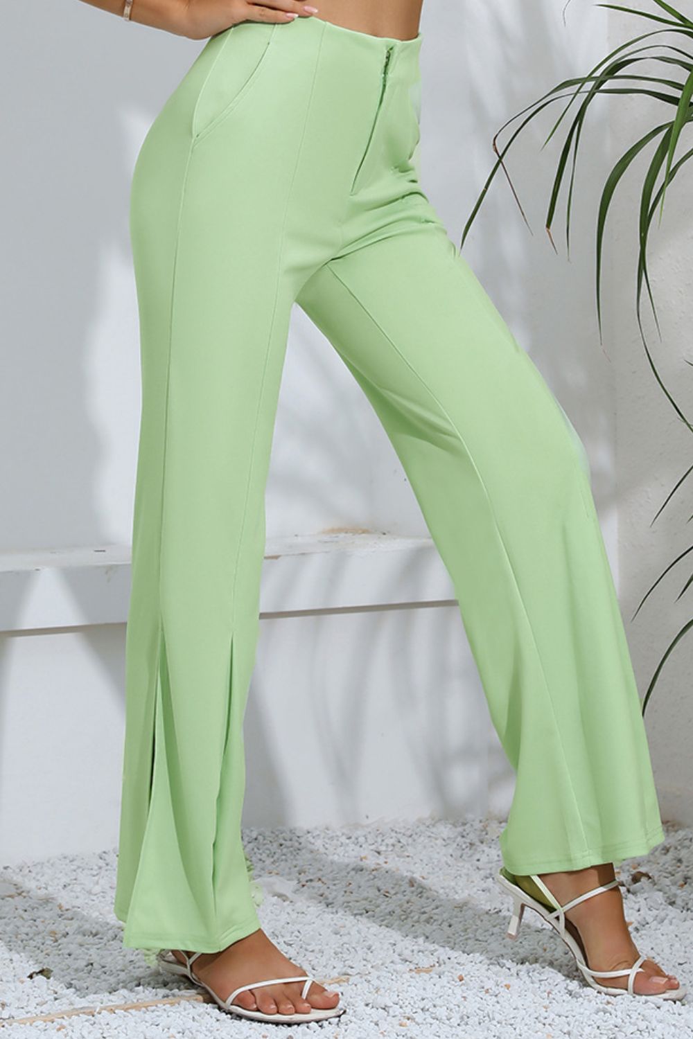 Mint Slit Pants