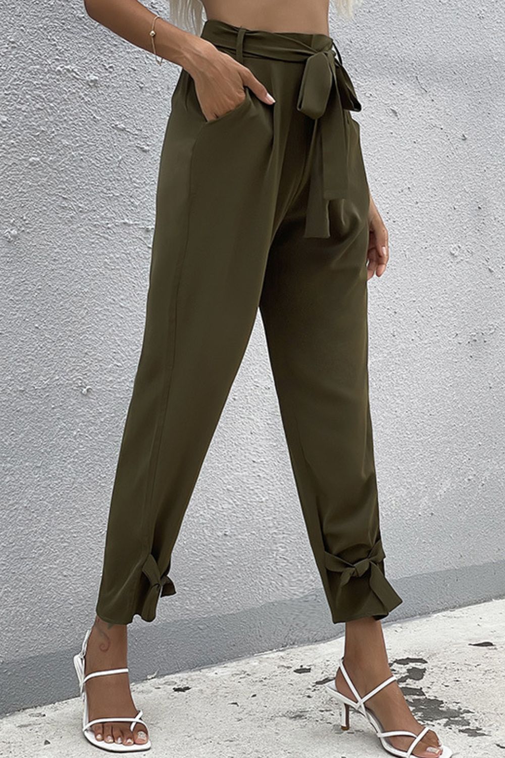 Chic Tie Detail Pants