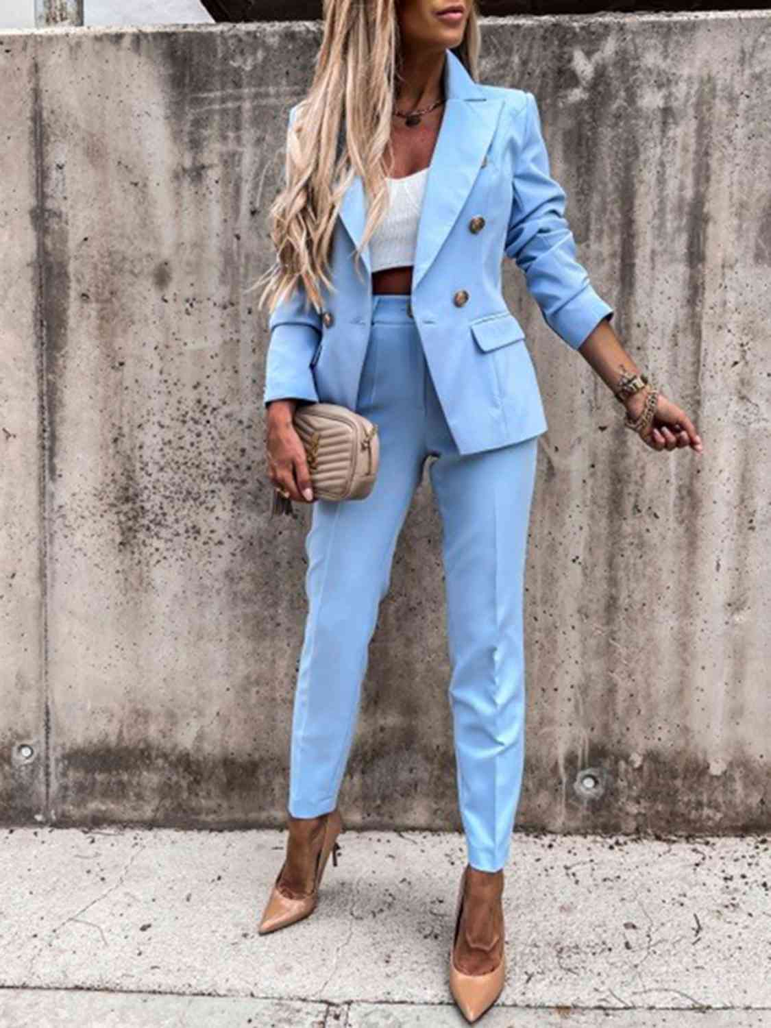 Wendi Casual Blazer and Pants Set