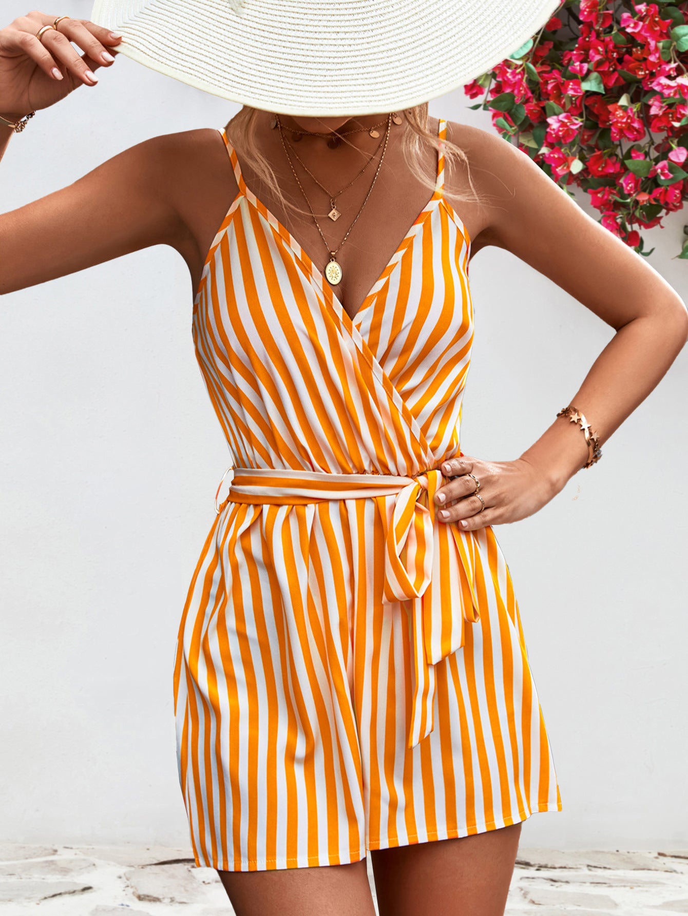 Patty Belted Romper