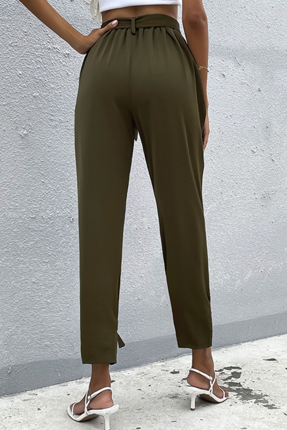 Chic Tie Detail Pants